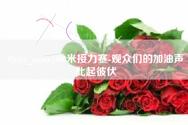 荆州500米接力赛-观众们的加油声此起彼伏