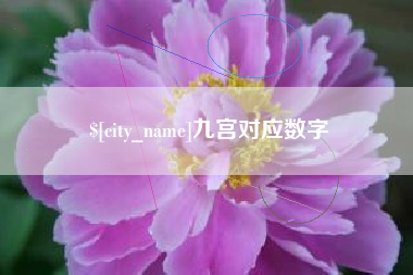 荆州九宫对应数字