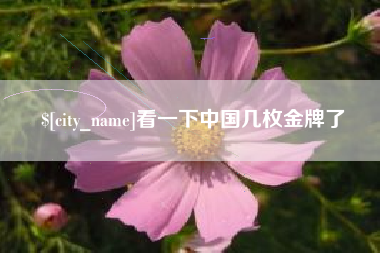 荆州看一下中国几枚金牌了