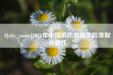 荆州2021年中国消防救援学院录取分数线