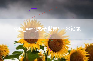 荆州男子世界5000米记录