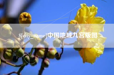 荆州中国地域九宫版图