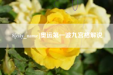 荆州奥运第一波九宫格解说