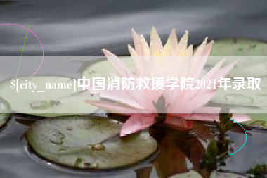 荆州中国消防救援学院2021年录取