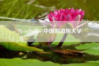 荆州中国的消防大学