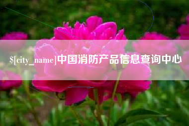 荆州中国消防产品信息查询中心