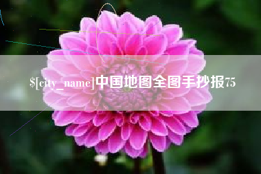 荆州中国地图全图手抄报75
