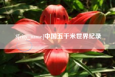 荆州中国五千米世界纪录