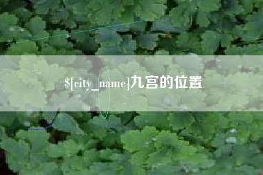 荆州九宫的位置
