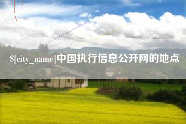 荆州中国执行信息公开网的地点