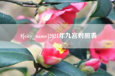 荆州2021年九宫对照表