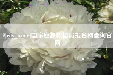 荆州国家应急救援员报名网查询官网