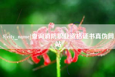 荆州查询消防职业资格证书真伪网站