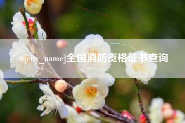 荆州全国消防资格证书查询