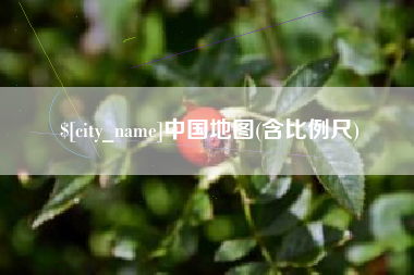 荆州中国地图(含比例尺)