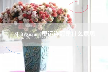 荆州奥运连冠是什么意思